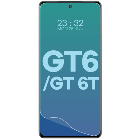 Folia hydrożelowa na ekran Bizon Glass Hydrogel Front do Realme GT 6 / 6T, 2 sztuki