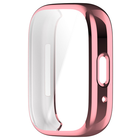 Etui Bizon Case Watch Felipe do Xiaomi Redmi Watch 3 Active, różowe