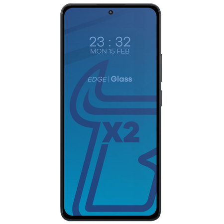 2x Szkło + szybka na aparat BIZON Edge 2 Pack do Xiaomi Redmi Note 13 4G