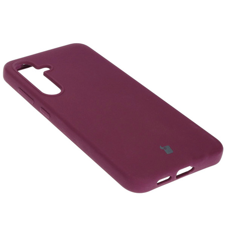 Silikonowe etui Bizon Soft Case do Galaxy S24 Plus, ciemnofioletowe