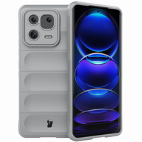 Pancerne etui Bizon Case Tur do Xiaomi 13 Pro, jasnoszare