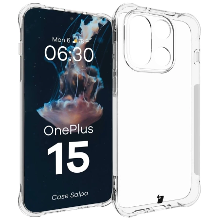 Elastyczne etui Bizon Case Salpa do OnePlus 15, przezroczyste