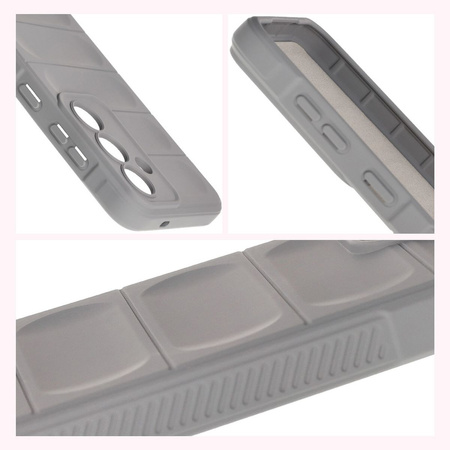 Pancerne etui Bizon Case Tur do Galaxy S25, jasnoszare