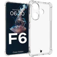 Elastyczne etui Bizon Case Salpa do Xiaomi Poco F6, przezroczyste