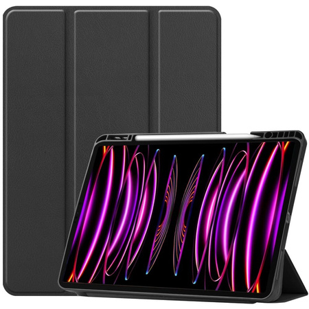 Etui Bizon Case Tab Lizard do Apple iPad Pro 12.9 2022/2021/2020/2018, czarne