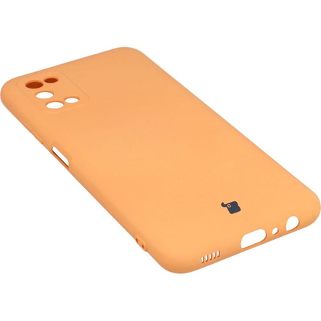 Etui Bizon Case Silicone do Galaxy A03S, pomarańczowe