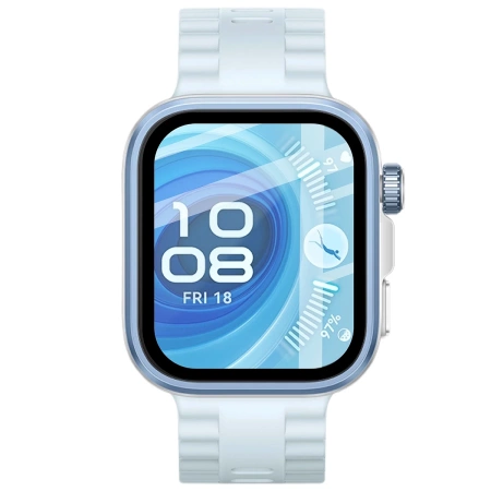 Szkło hybrydowe Bizon Glass Watch Edge Hybrid dla Huawei Watch Fit 4 Pro, czarne