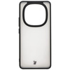 Etui Bizon Case Angelo do Xiaomi Redmi Note 14 Pro 5G / 14 Pro+ 5G / Poco X7, półprzezroczyste z czarną ramką