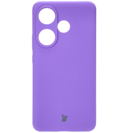 Silikonowe etui Bizon Soft Case do Xiaomi Poco F6, fioletowe