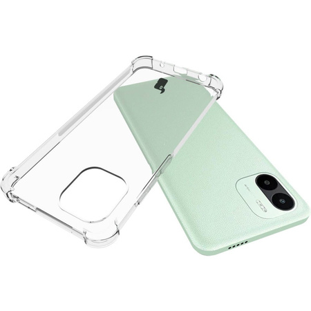 Etui + 2x szkło + obiektyw Bizon Case Clear Pack do Xiaomi Redmi A1, przezroczyste
