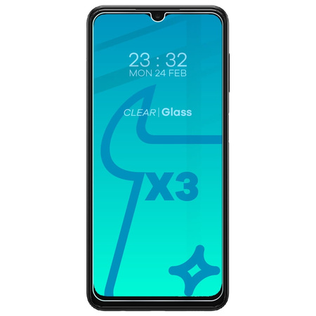 Szkło hartowane Bizon Glass Clear - 3 szt. + obiektyw, Galaxy A13 5G