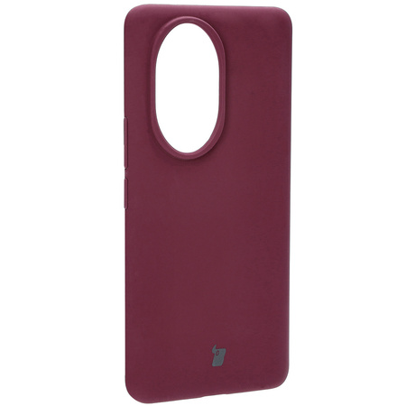 Silikonowe etui Bizon Soft Case do Honor 200 Pro, ciemnofioletowe