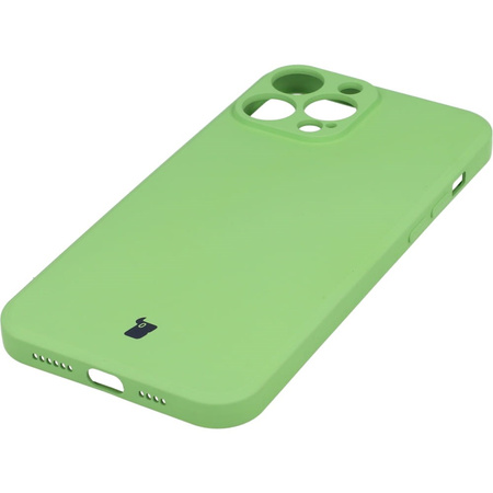 Etui Bizon Case Silicone do iPhone 13 Pro Max, zielone