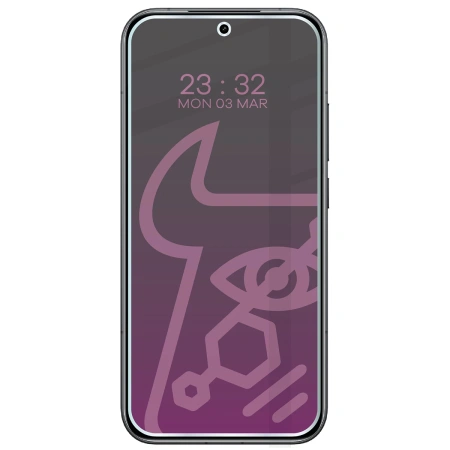 Prywatyzujące szkło hybrydowe Bizon Glass Mule Shadow do Xiaomi POCO F8 Pro, matowe