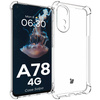 Elastyczne etui Bizon Case Salpa do Oppo A78 4G, przezroczyste