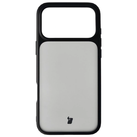 Etui Bizon Case Angelo do iPhone 17 Pro Max, przydymione z czarną ramką