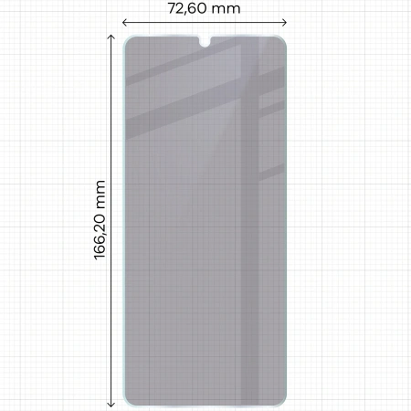 Prywatyzujące szkło hybrydowe Bizon Glass Mule Shadow do Xiaomi Redmi 14C 4G / 5G, matowe