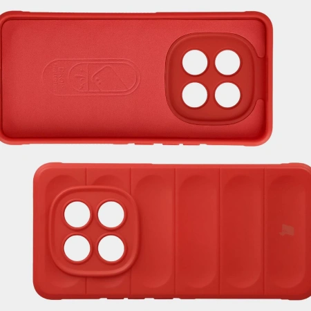 Pancerne etui Bizon Case Tur do Xiaomi Redmi Note 15 Pro 4G, czerwone