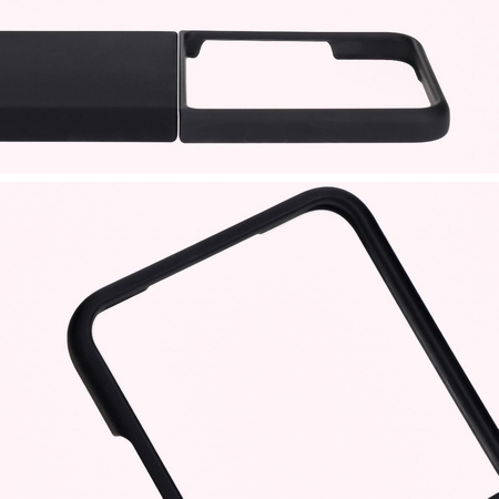 Silikonowe etui Bizon Soft Case do Xiaomi Mix Flip, czarne