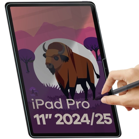 Prywatyzujące szkło hartowane Bizon Glass Tab Clear Shadow do iPad Pro 11 2024, 2 sztuki