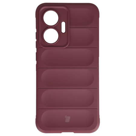 Pancerne etui Bizon Case Tur do Xiaomi POCO F7, burgundowe