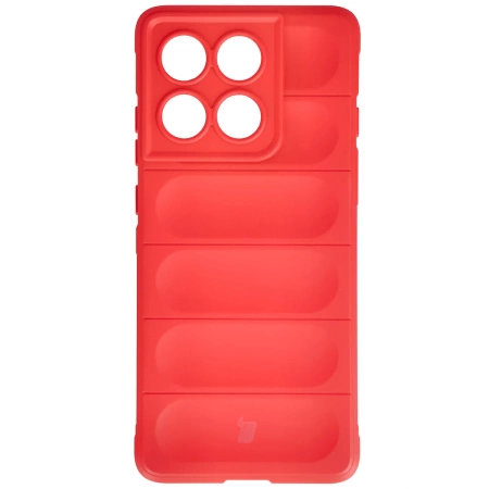Pancerne etui Bizon Case Tur do Motorola Edge 60 Pro, czerwone
