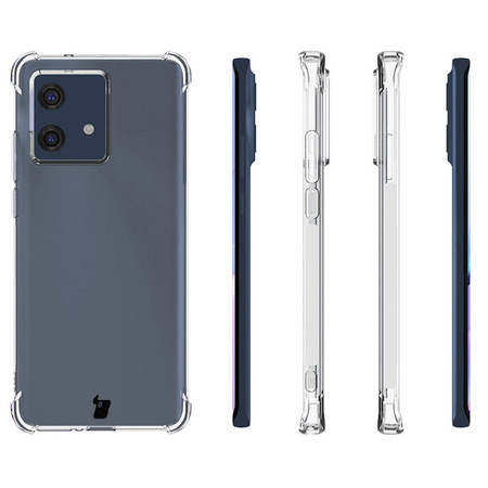 Elastyczne etui Bizon Case Salpa do Motorola Edge 40 Neo, przezroczyste