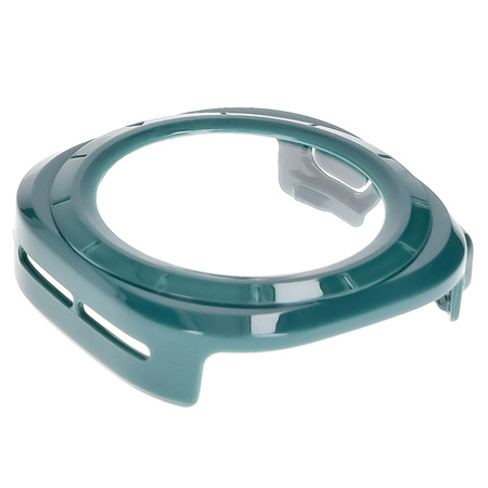 Etui ze szkłem do zegarka Bizon Case+Glass Watch do Galaxy Watch Ultra 2 / 1, zielone