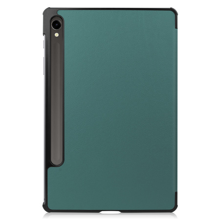 Etui Bizon Case Tab Croc do Galaxy Tab S10 Lite / S9, ciemnozielone