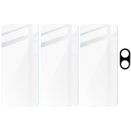 3x Szkło + szybka na aparat BIZON Clear 2 Pack do Nothing Phone 2