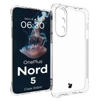 Elastyczne etui Bizon Case Salpa do OnePlus Nord 5, przezroczyste