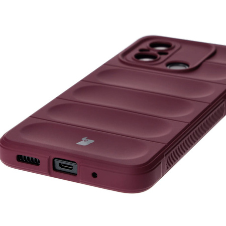 Pancerne etui Bizon Case Tur do Xiaomi Redmi 12C, ciemnofioletowe