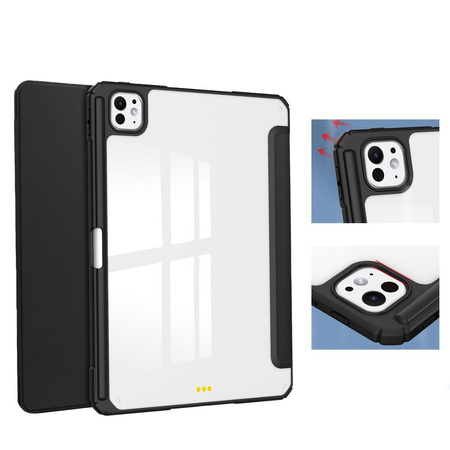 Etui Bizon Case Tab Clear Matt do iPad Pro 11" 5 gen. 2024, czarne