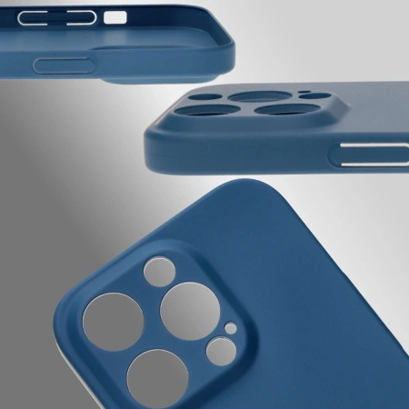 Etui Bizon Case Łupka do iPhone 14 Pro, niebieskie