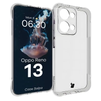 Elastyczne etui Bizon Case Salpa do Oppo Reno13, przezroczyste