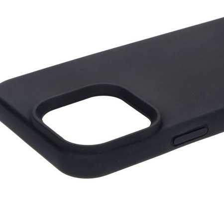 Silikonowe etui Bizon Soft Case do iPhone 16 Pro Max, czarne