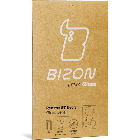 Szkło na aparat Bizon Glass Lens dla Realme GT Neo 3, 2 sztuki