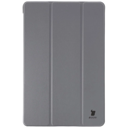 Etui z klapką Bizon Case Tab Croc do Xiaomi POCO Pad M1 / Redmi Pad 2 Pro, szare
