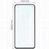 Szkło hartowane Bizon Glass Edge 3D do Oppo Find X8 Pro, czarna ramka