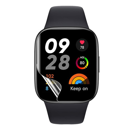 Folia hydrożelowa na ekran Bizon Glass Watch Hydrogel Duo do Xiaomi Redmi Watch 3, 2 sztuki