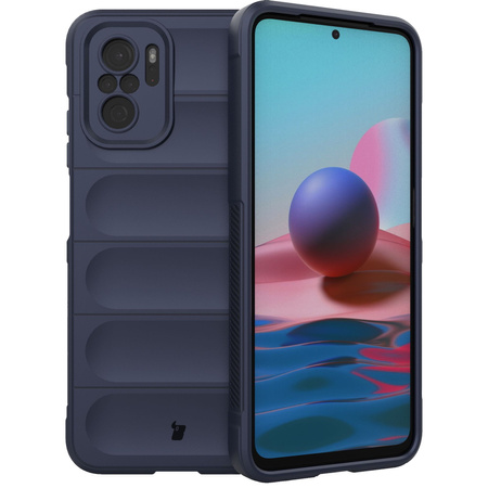 Pancerne etui Bizon Case Tur do Xiaomi Poco M5s / Xiaomi Redmi Note 10 / 10s, granatowe