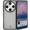 Etui Bizon Case Angelo do Oppo Find X8 Pro, półprzezroczyste z czarną ramką