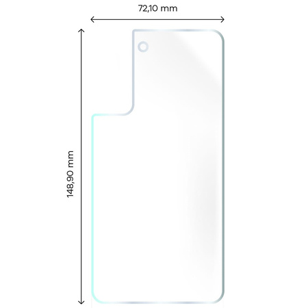 Folia hydrożelowa na tył Bizon Glass Hydrogel, Galaxy S21 FE, 2 sztuki