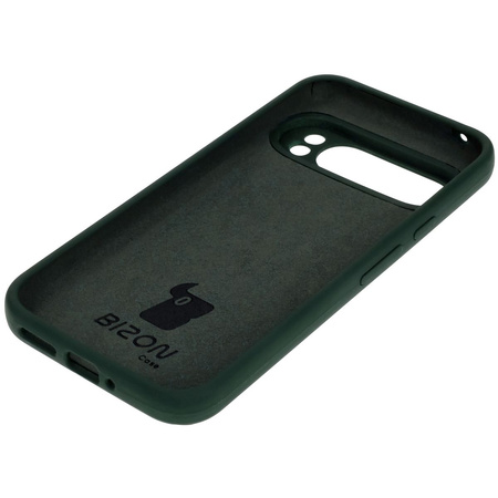 Silikonowe etui Bizon Soft Case do Google Pixel 9 Pro XL, ciemnozielone