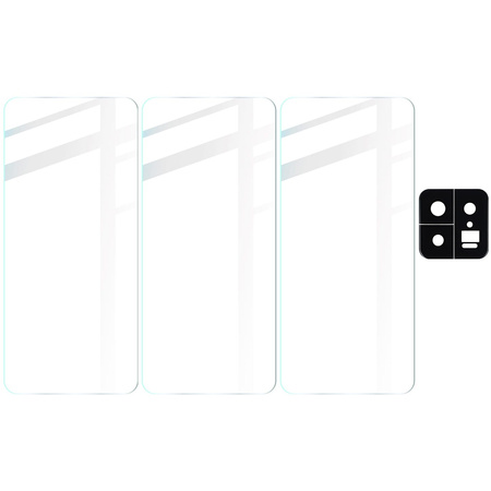 3x Szkło + szybka na aparat BIZON Clear 2 do Xiaomi 13