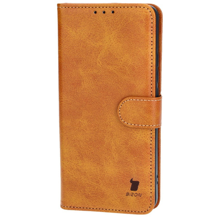 Etui z klapką Bizon Case Pocket do Xiaomi Redmi Note 13 4G, brązowe