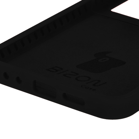 Silikonowe etui Bizon Soft Case do Galaxy Z Flip7 FE / Z Flip6, czarne