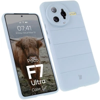 Pancerne etui Bizon Case Tur do Xiaomi Poco F7 Ultra, jasnoniebieskie