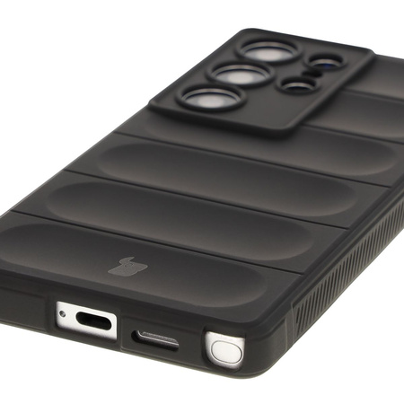 Pancerne etui Bizon Case Tur do Galaxy S25 Ultra, czarne