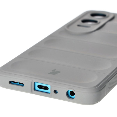 Pancerne etui Bizon Case Tur do OnePlus Nord CE4 Lite 5G, jasnoszare